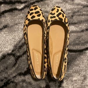 Kelly & Katie leopard flats size 8